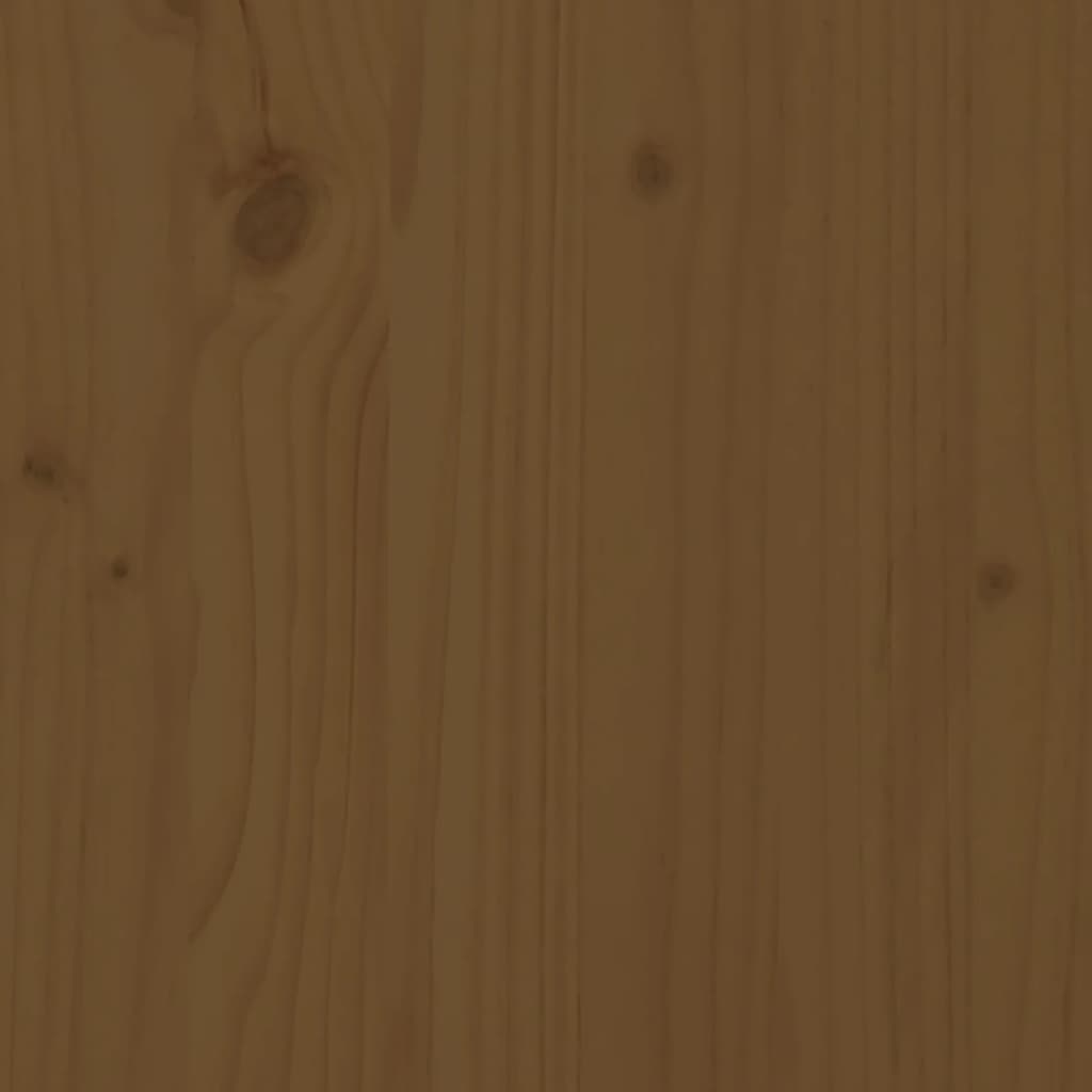 vidaXL Záhradná lavica medovohnedá 80x38x45 cm masívna borovica