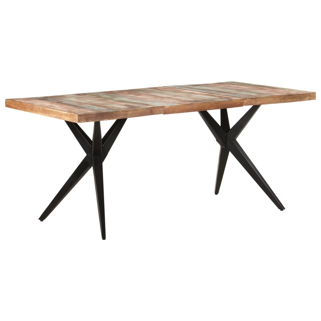 vidaXL Jedálenský stôl 180x90x76 cm recyklovaný masív