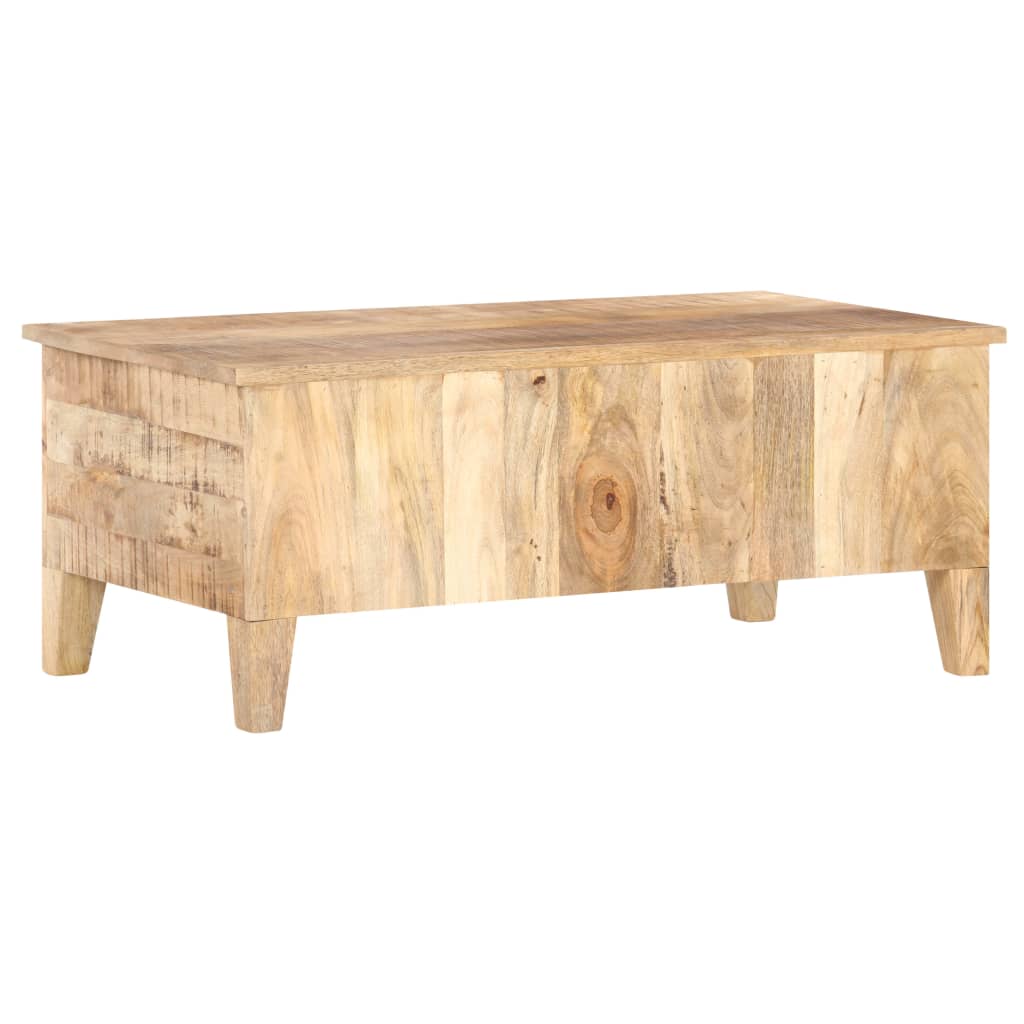 vidaXL Konferenčný stolík 100x55x40 cm, surové mangové drevo