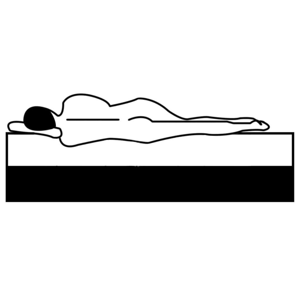 vidaXL Vrchný matrac na posteľ boxspring 200x140x5 cm