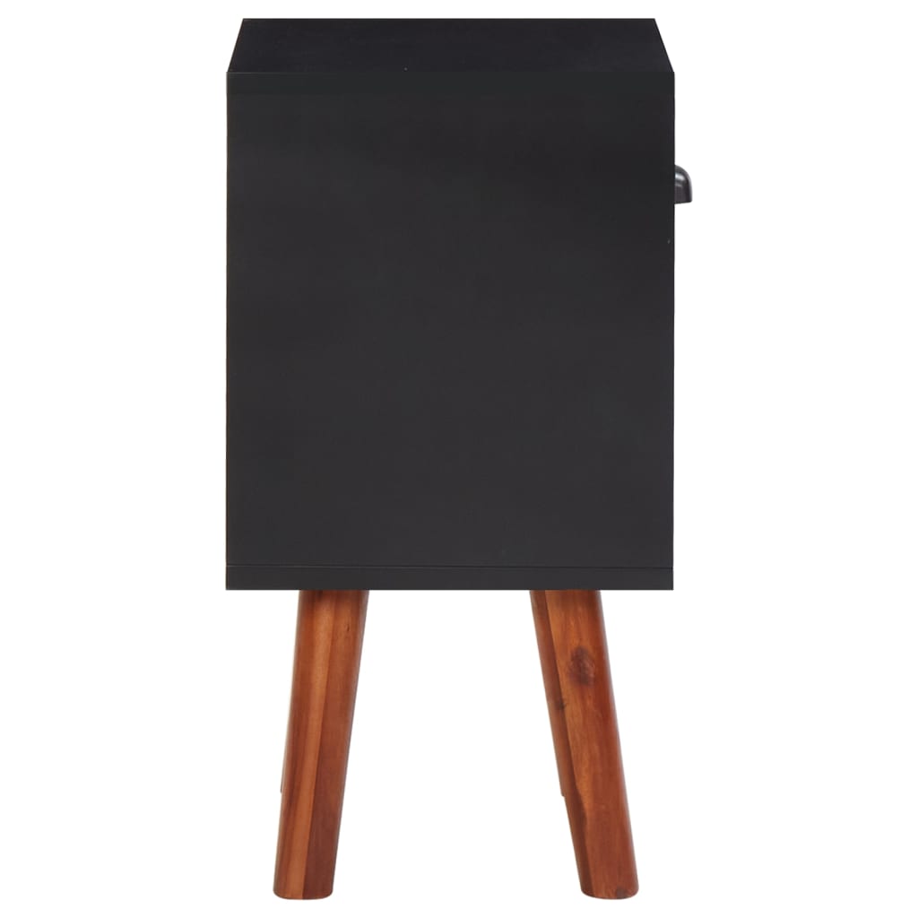 vidaXL Nočný stolík z masívneho akáciového dreva, 2ks, 40x30x57 cm