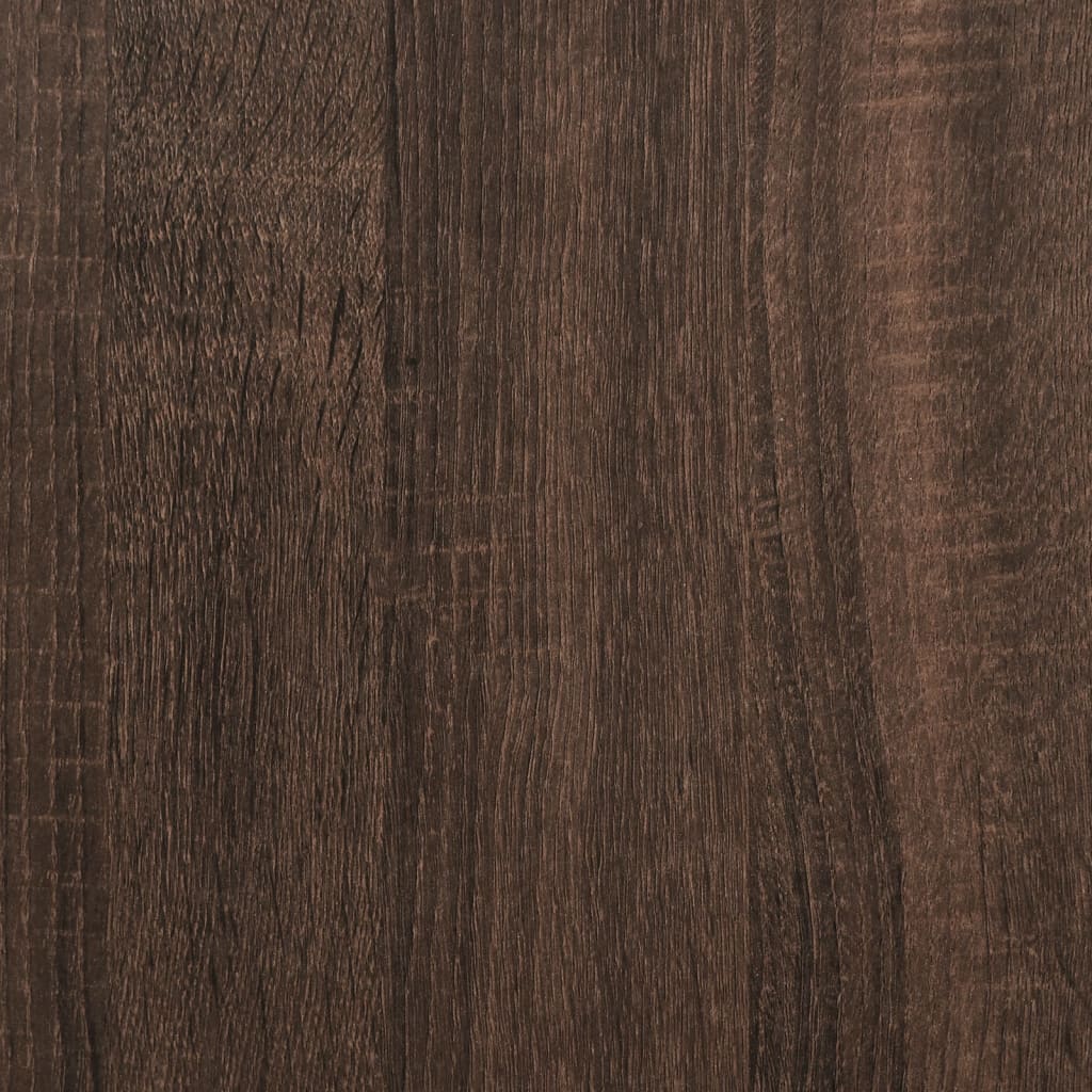 vidaXL Posteľný rám so zásuvkami hnedý dub 90x190 cm kompozitné drevo