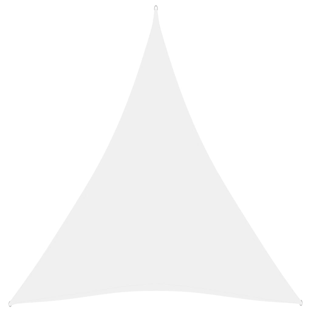 vidaXL Tieniaca plachta oxfordská látka trojuholníková 4x5x5 m biela