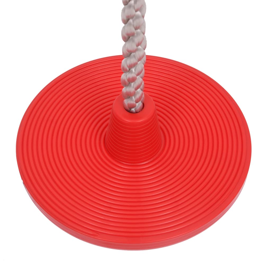 vidaXL Hojdačka z horolezeckého lana s plošinami a diskom 200 cm