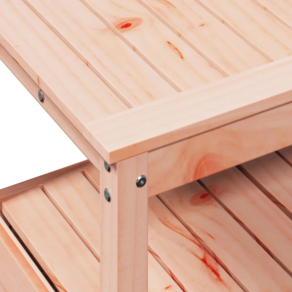 vidaXL Stôl na presádzanie s policami 82,5x45x81 cm masívny douglas