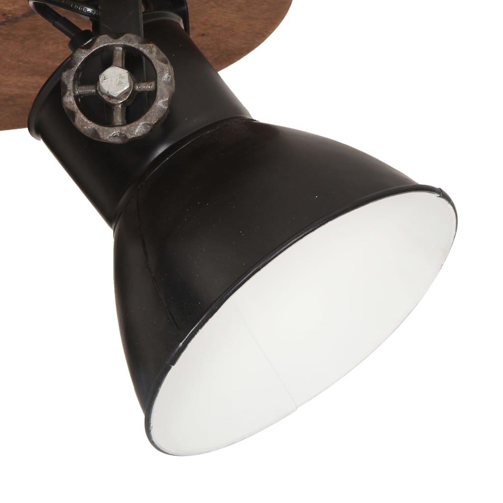 vidaXL Industriálna stropná lampa 25 W, čierna 42x27 cm E27