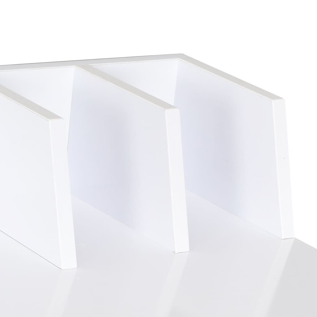 vidaXL Stôl biely 80x50x84 cm