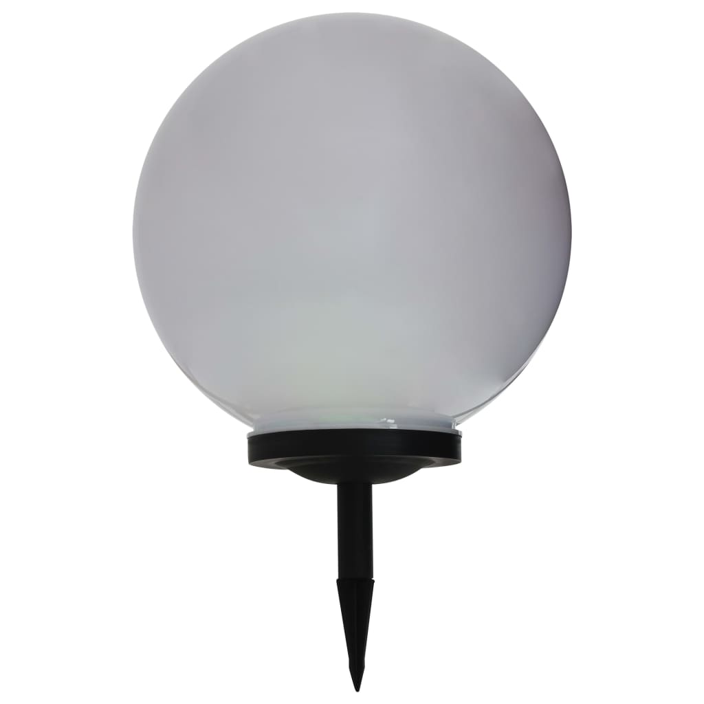 vidaXL Vonkajšie solárne lampy 2 ks 40 cm LED guľové RGB