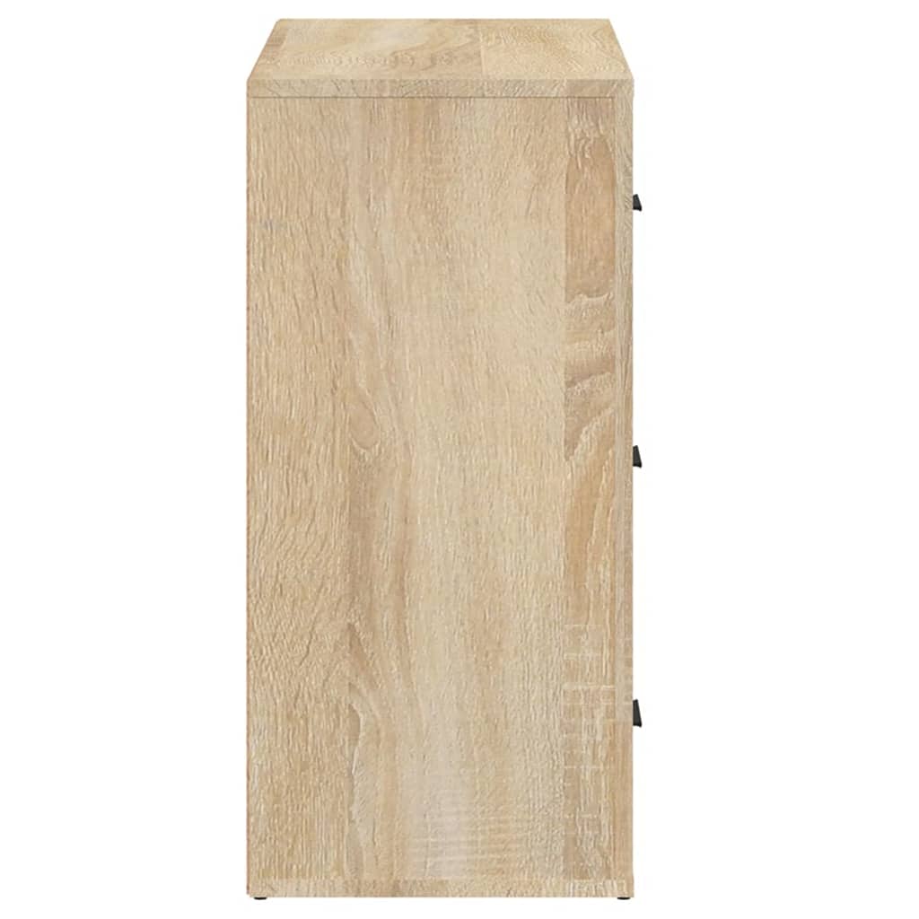 vidaXL Komoda dub sonoma 80x33x70 cm spracované drevo