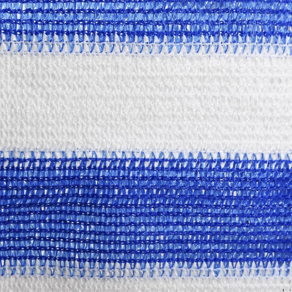 vidaXL Balkónová markíza modrá a biela 120x600 cm HDPE