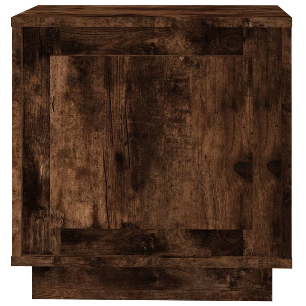 vidaXL Nočný stolík dymový dub 44x35x45 cm spracované drevo