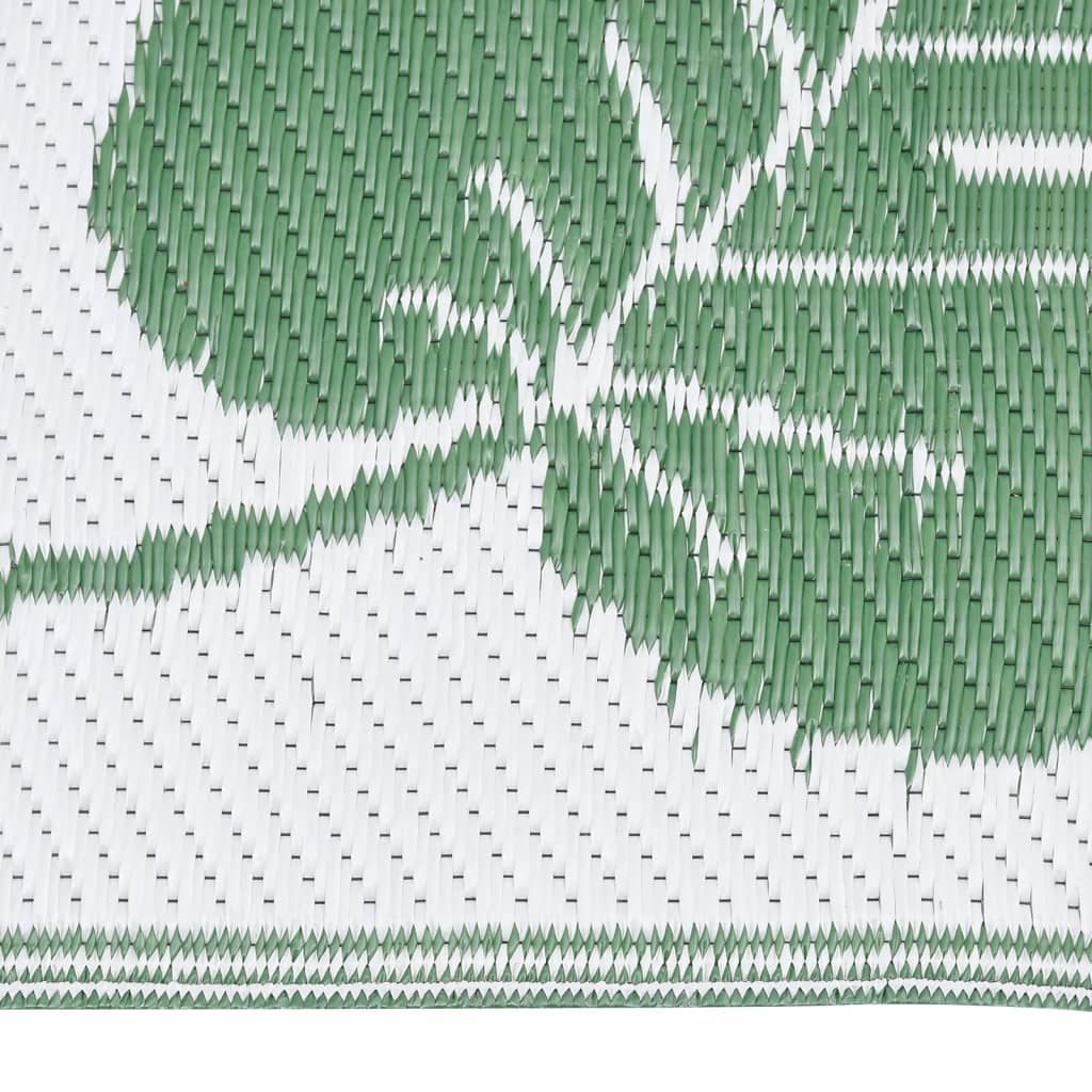 vidaXL Vonkajší koberec zelený 190x290 cm PP