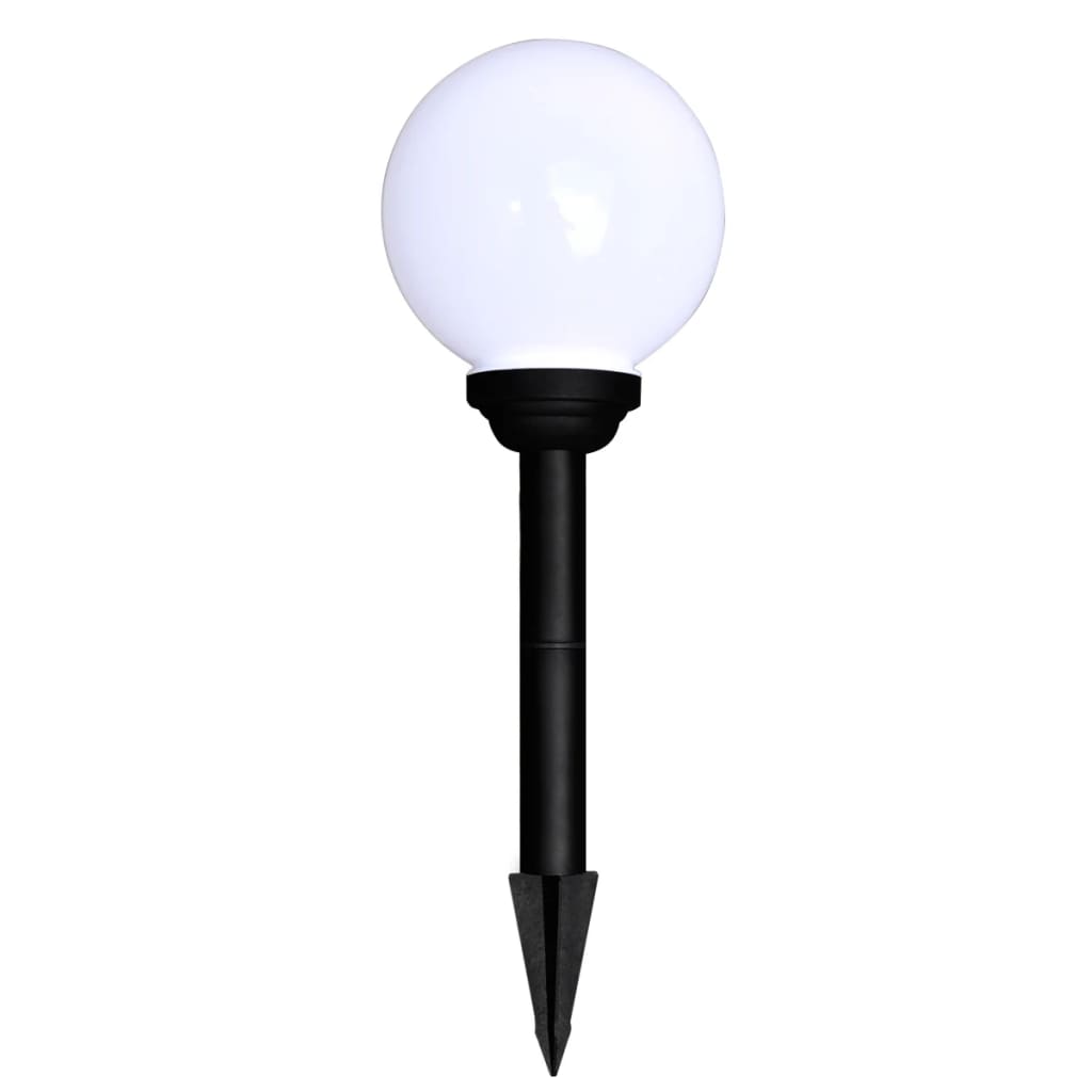 vidaXL Vonkajšie LED lampy k chodníku so špicatým hrotom 6 ks 20 cm