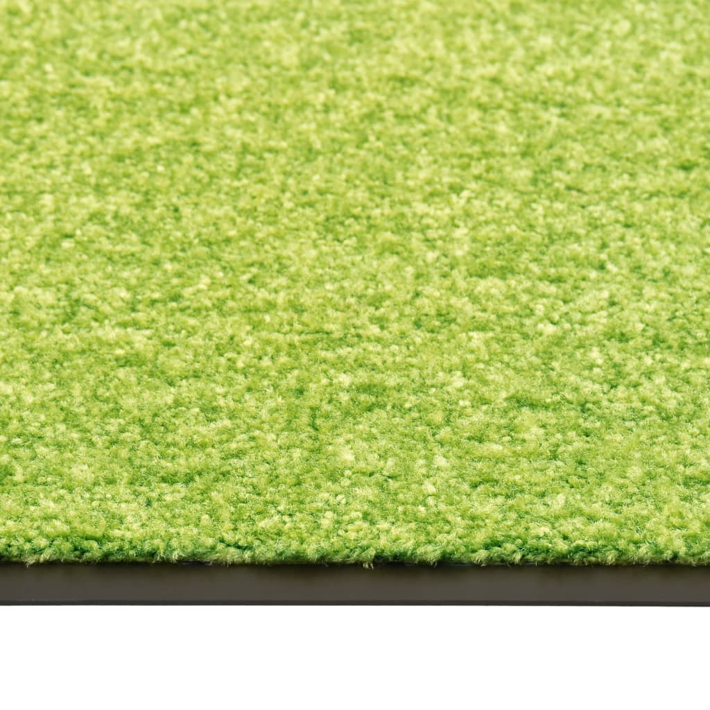 vidaXL Rohožka, prateľná, zelená 60x90 cm