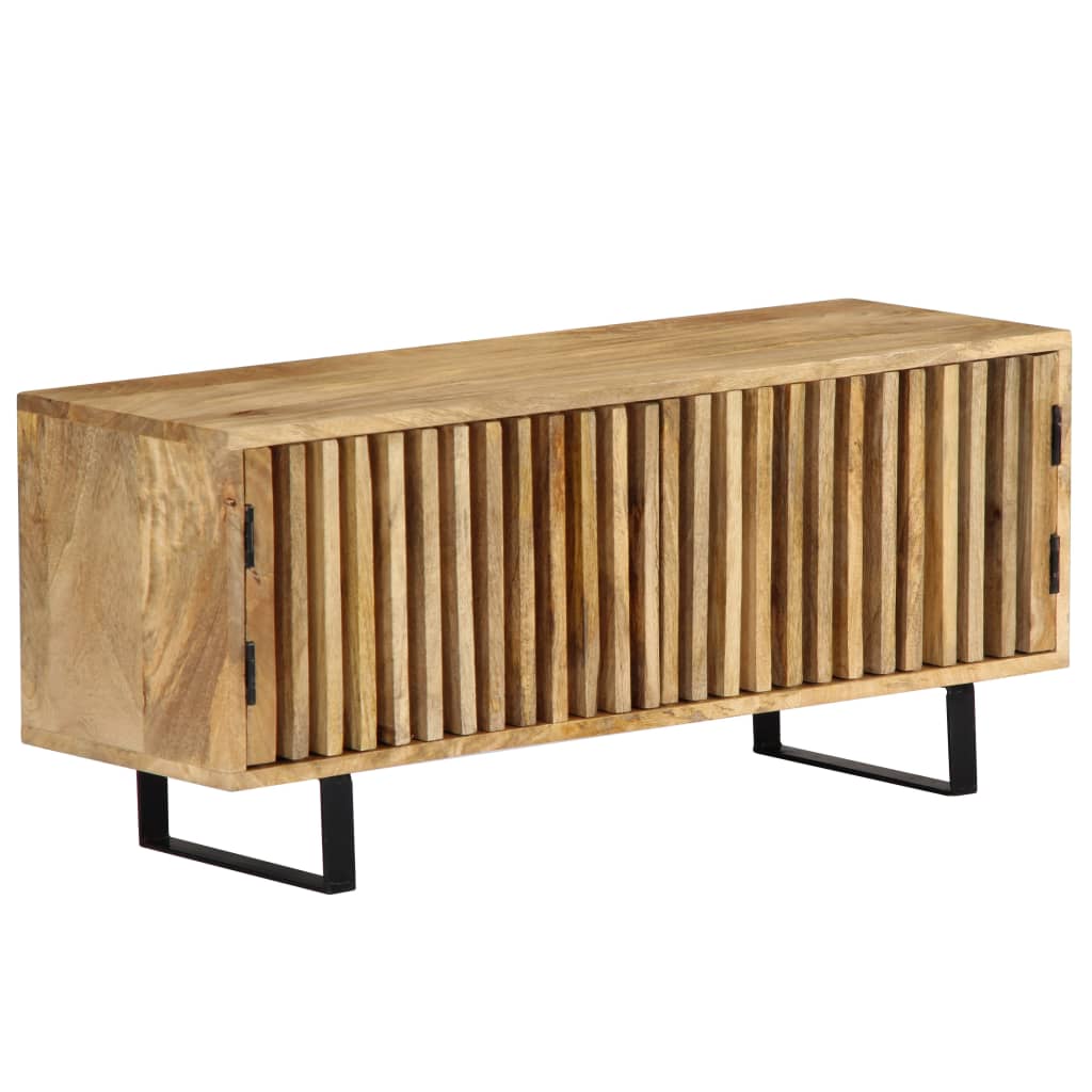 vidaXL TV stolík z mangovníkového dreva 90x30x40 cm