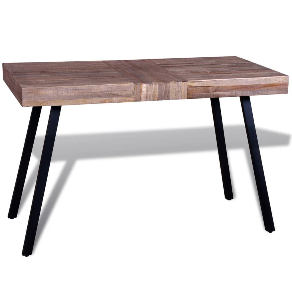 vidaXL Stôl, recyklované tíkové drevo