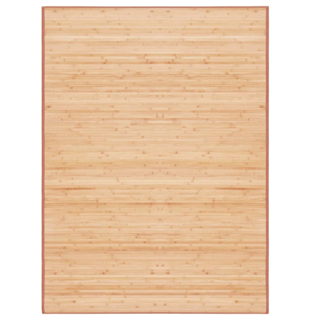 vidaXL Bambusový koberec 160x230 cm, hnedý