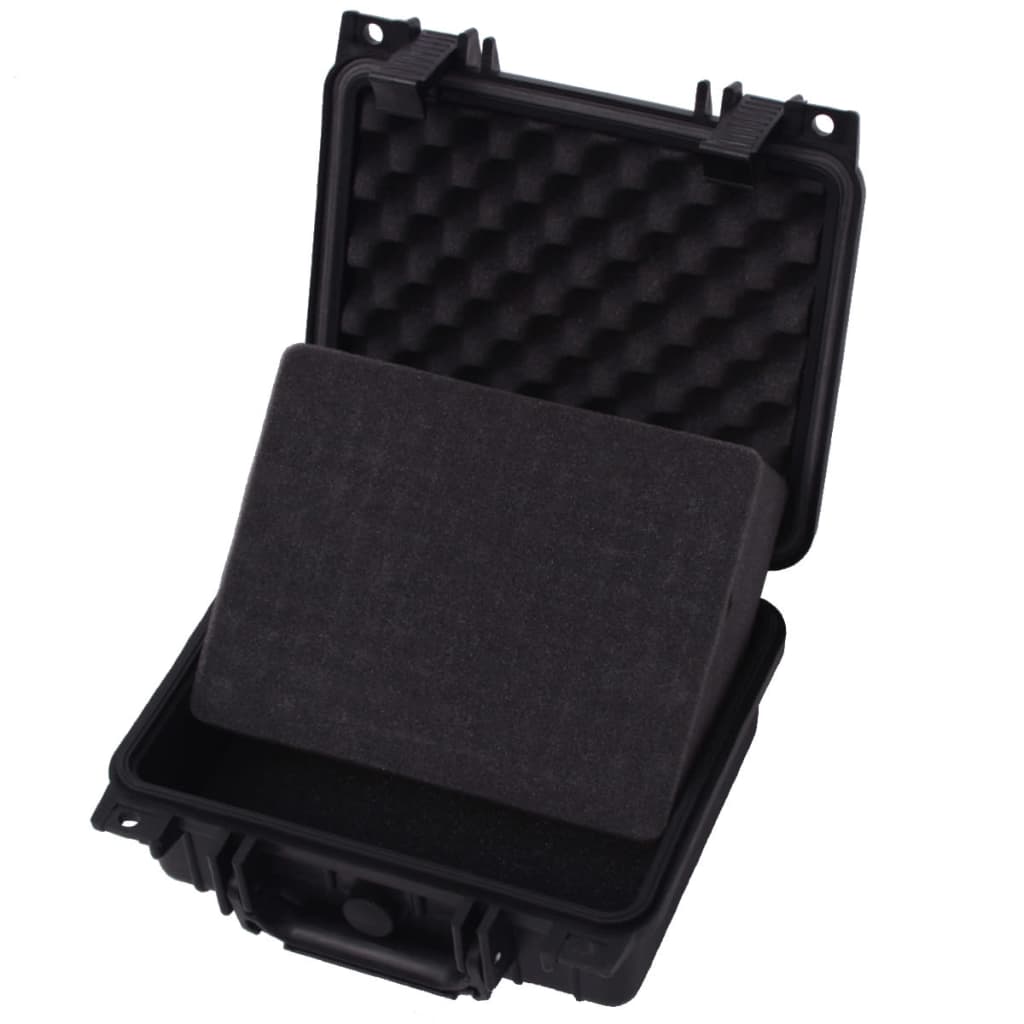 vidaXL Ochranný kufrík na náradie, 27 x 24.6 x 12.4 cm, čierny