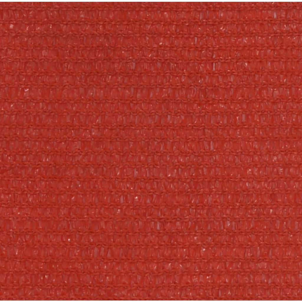 vidaXL Tieniaca plachta 160 g/m² červená 2x4,5 m HDPE