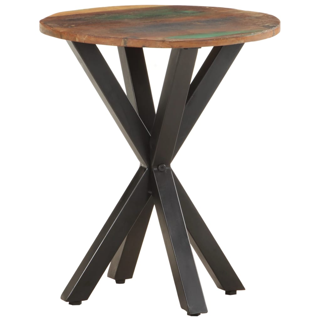 vidaXL Príručný stolík 48x48x56 cm recyklovaný masív