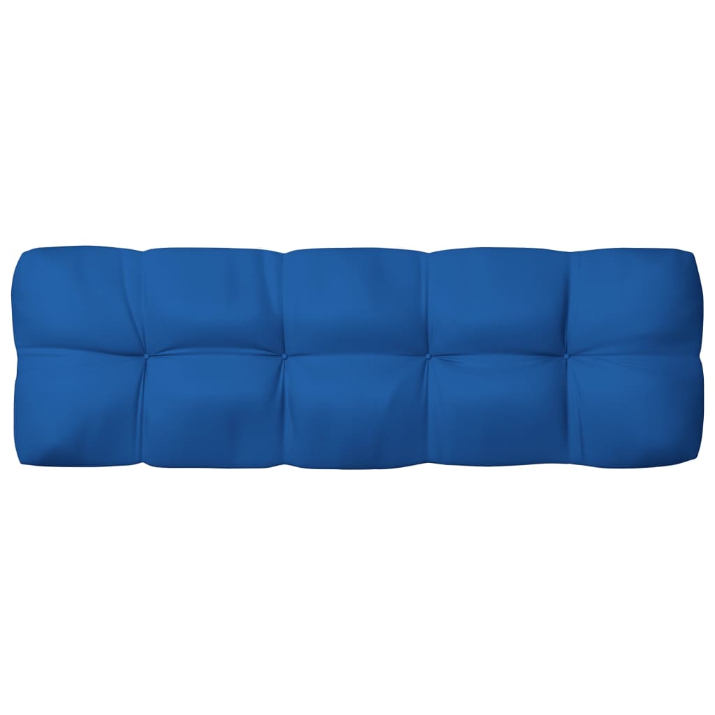 vidaXL Podložky na paletovú sedačku 7 ks kráľovské modré