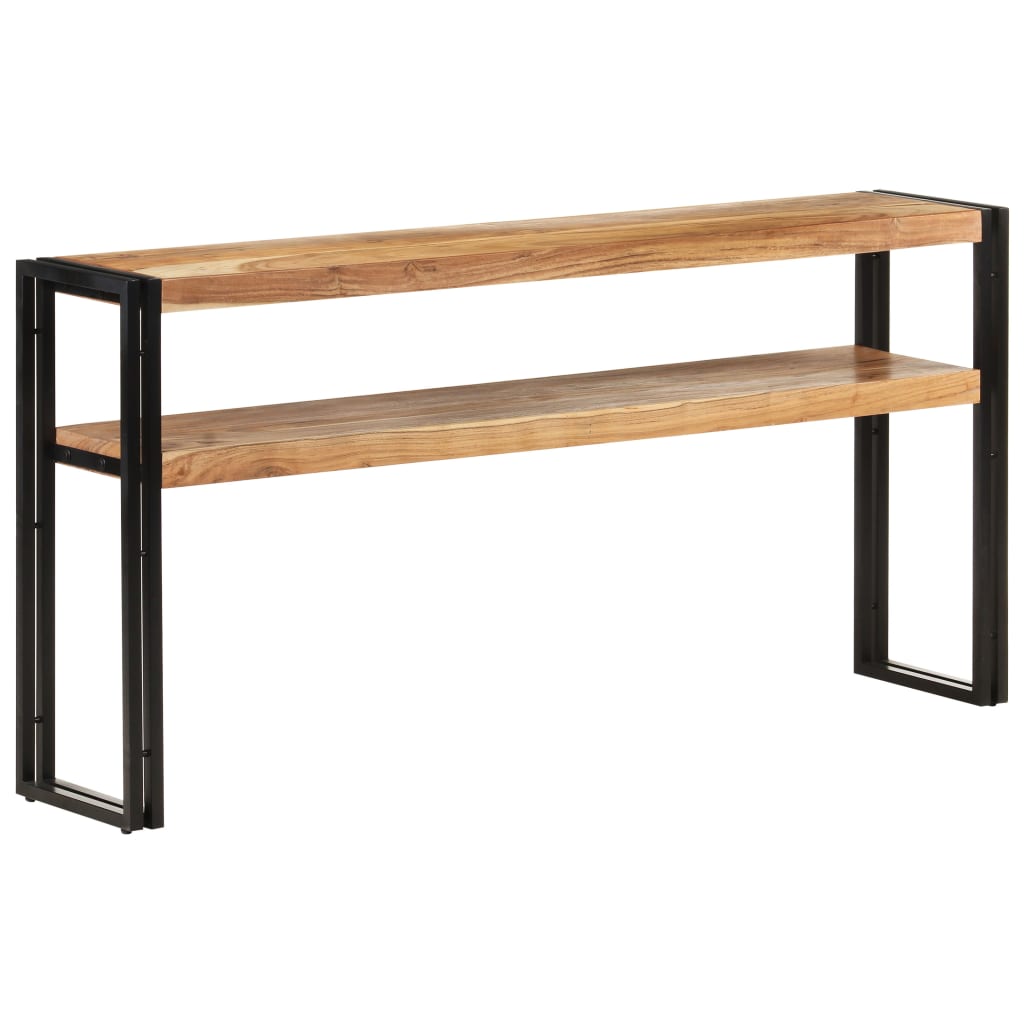 vidaXL Konzolový stolík 150x30x75 cm masívne akáciové drevo