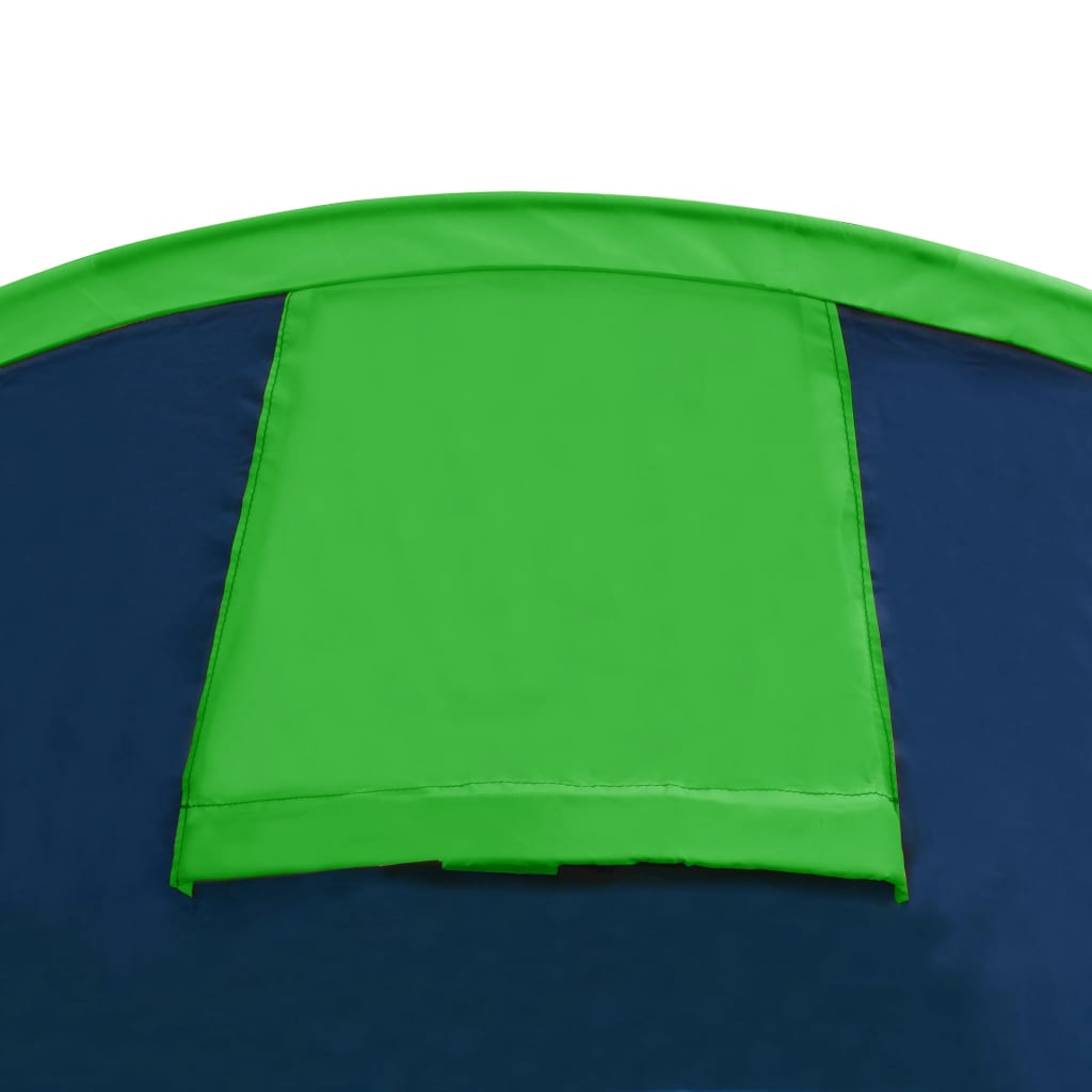 vidaXL Kempingový stan pre 4 osoby, námornícka modrá/zelená