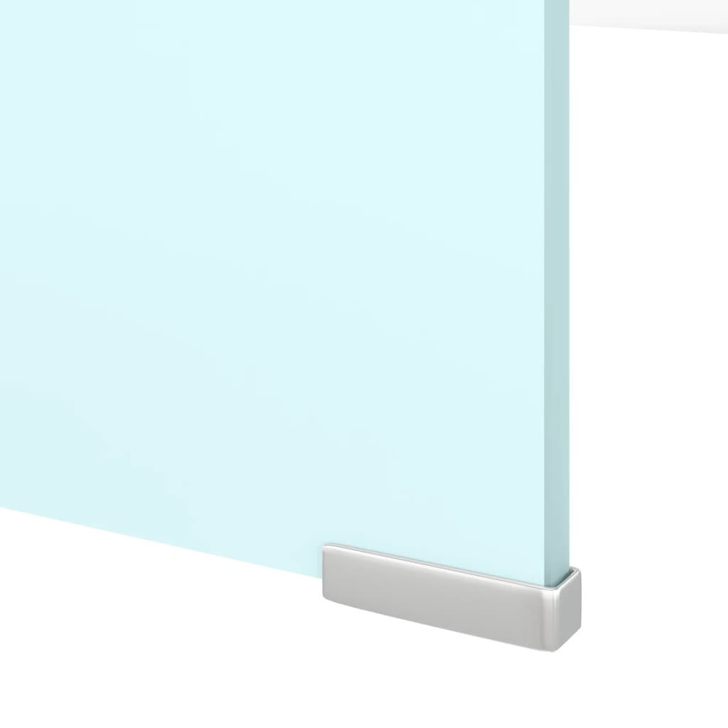 vidaXL TV stojan/stojan pod monitor, sklo, zelený 120x30x13 cm