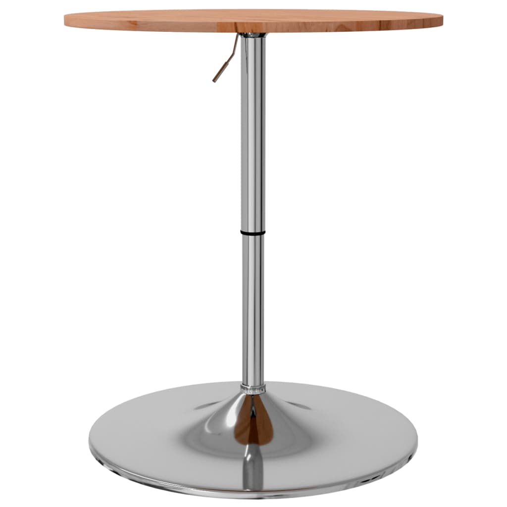 vidaXL Barový stolík Ø60x89,5 cm, bukový masív