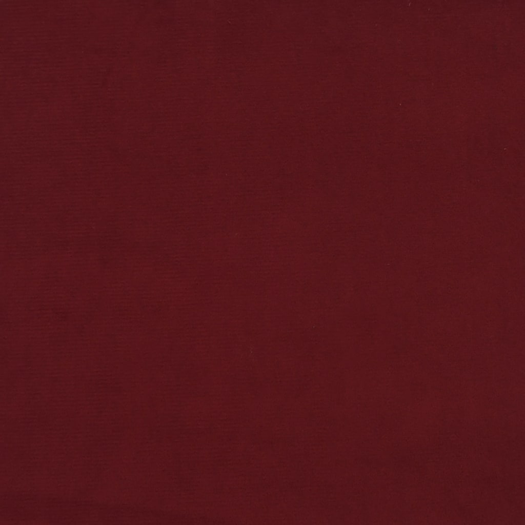 vidaXL Otočné jedálenské stoličky 6 ks vínovo-červené zamatové