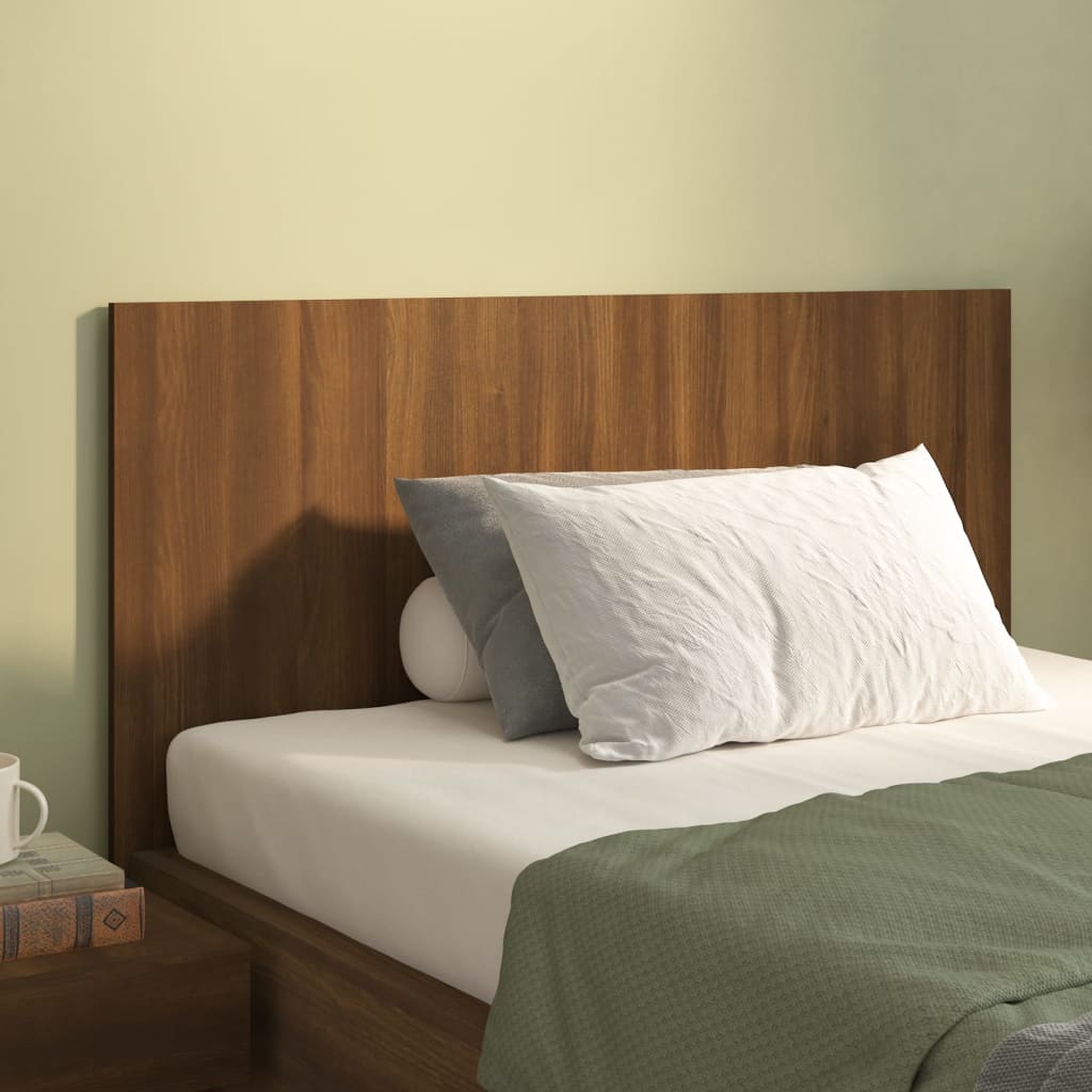 vidaXL Čelo postele hnedý dub 120x1,5x80 cm spracované drevo