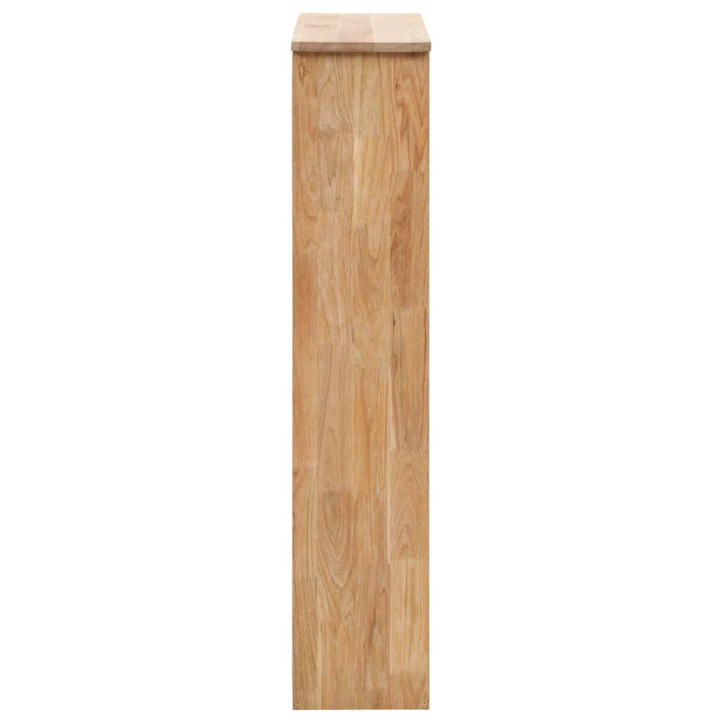vidaXL Botník z orechového dreva 55x20x104 cm