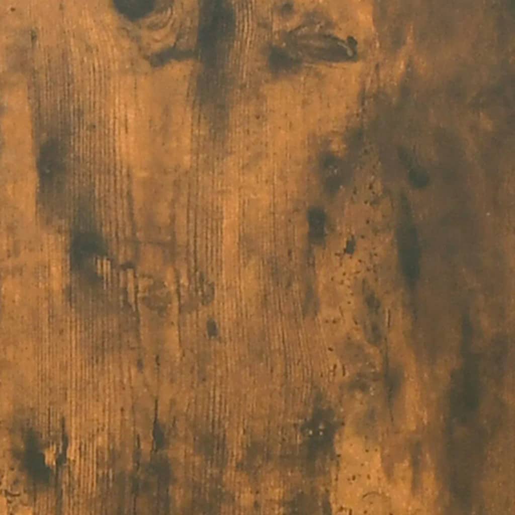 vidaXL Kúpeľňová skrinka dymový dub 30x30x95 cm spracované drevo