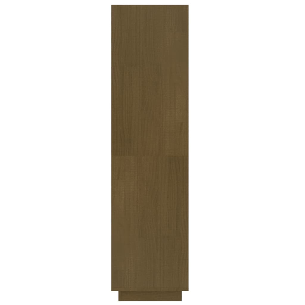 vidaXL Knižnica/deliaca stena medovo-hnedá 60x35x135cm borovicové drevo