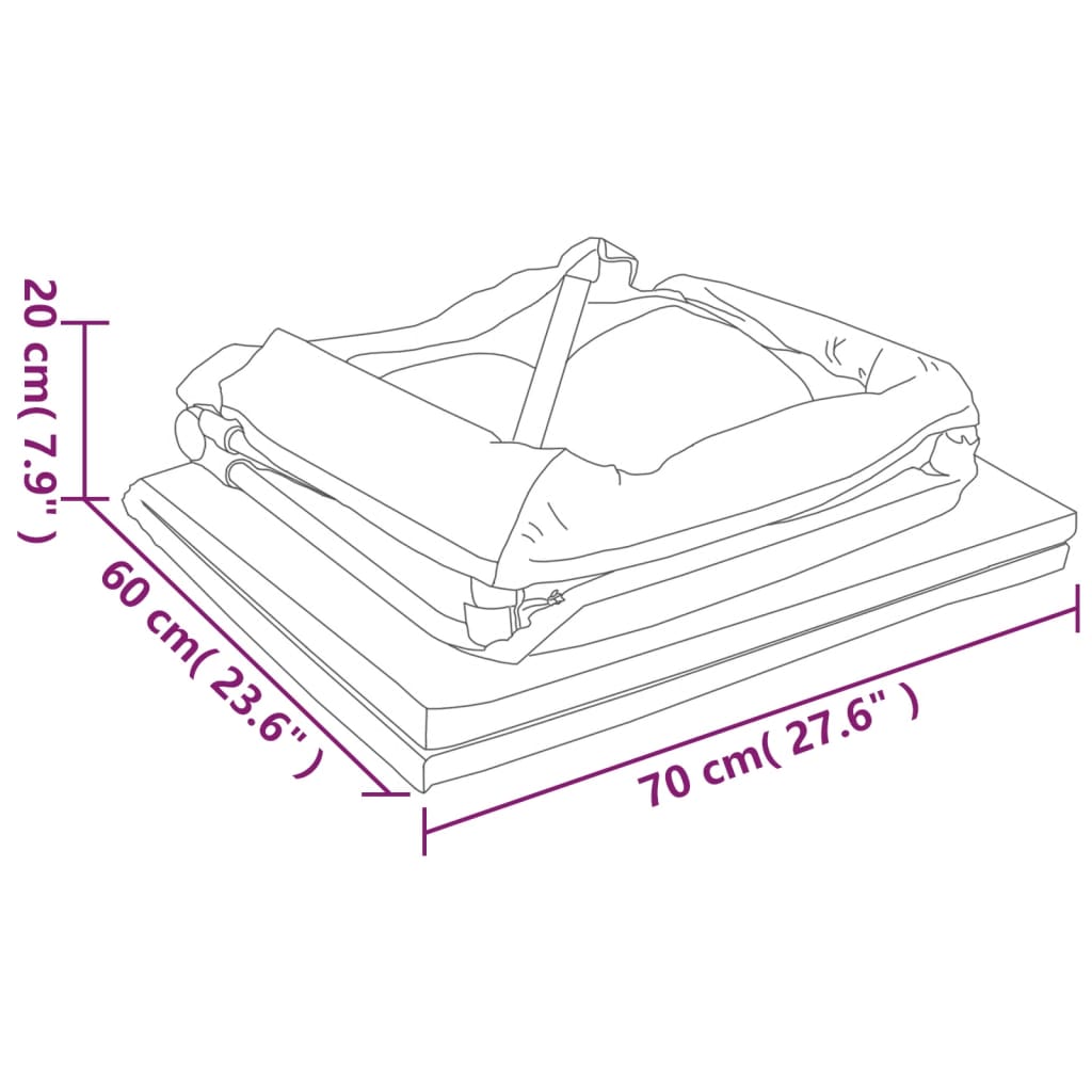vidaXL Detská posteľ s matracom hnedosivá ľanová látka