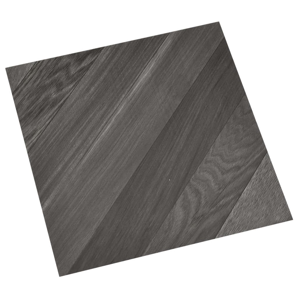 vidaXL Samolepiace podlahové dosky 55 ks, PVC 5,11 m², sivé, pruhy