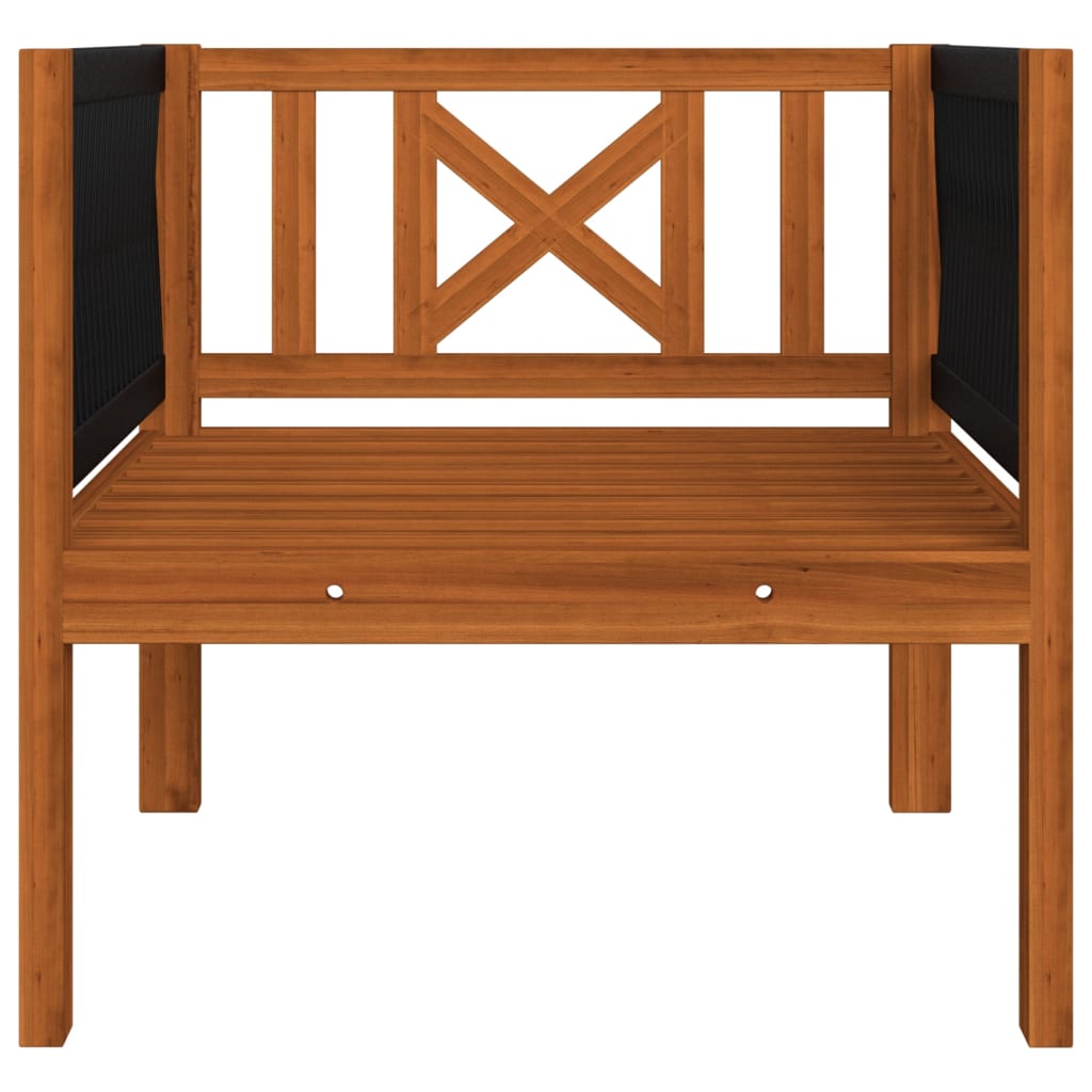 vidaXL Záhradná stolička s podložkou akáciový masív