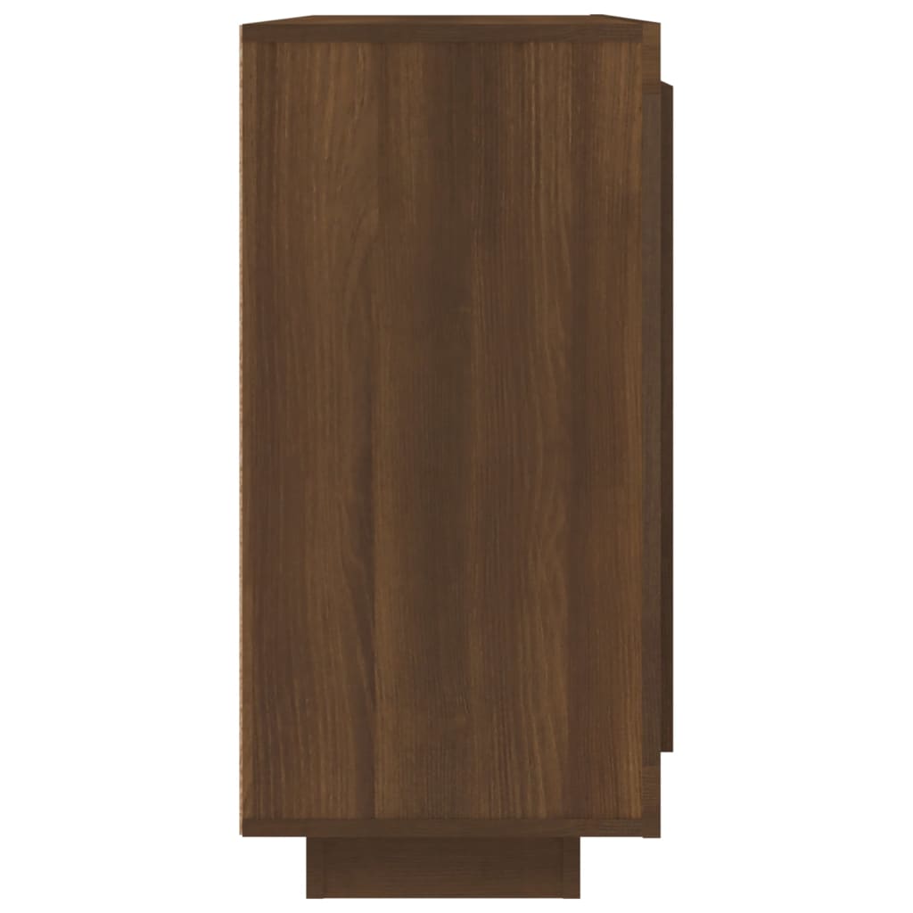 vidaXL Komoda hnedý dub 92x35x75 cm spracované drevo