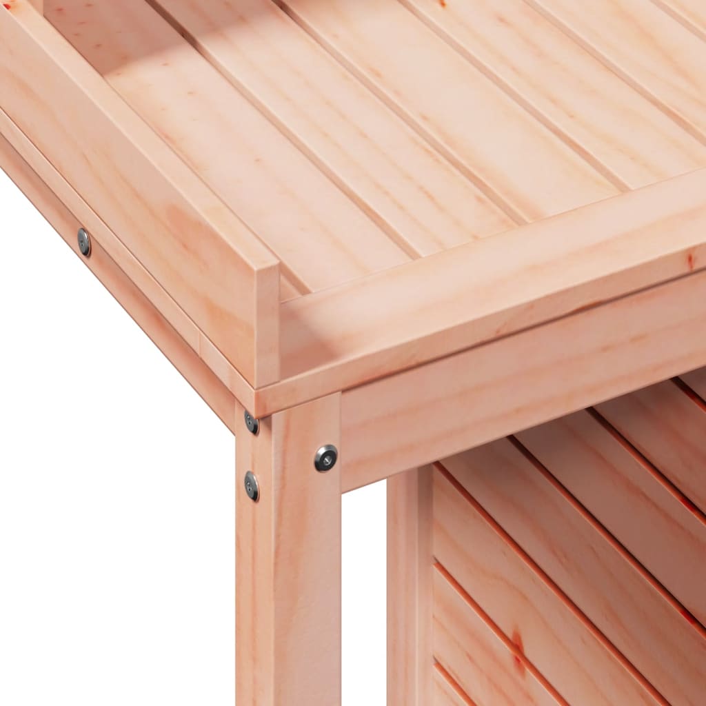 vidaXL Stôl na presádzanie s policami 82,5x50x109,5 cm masívny douglas
