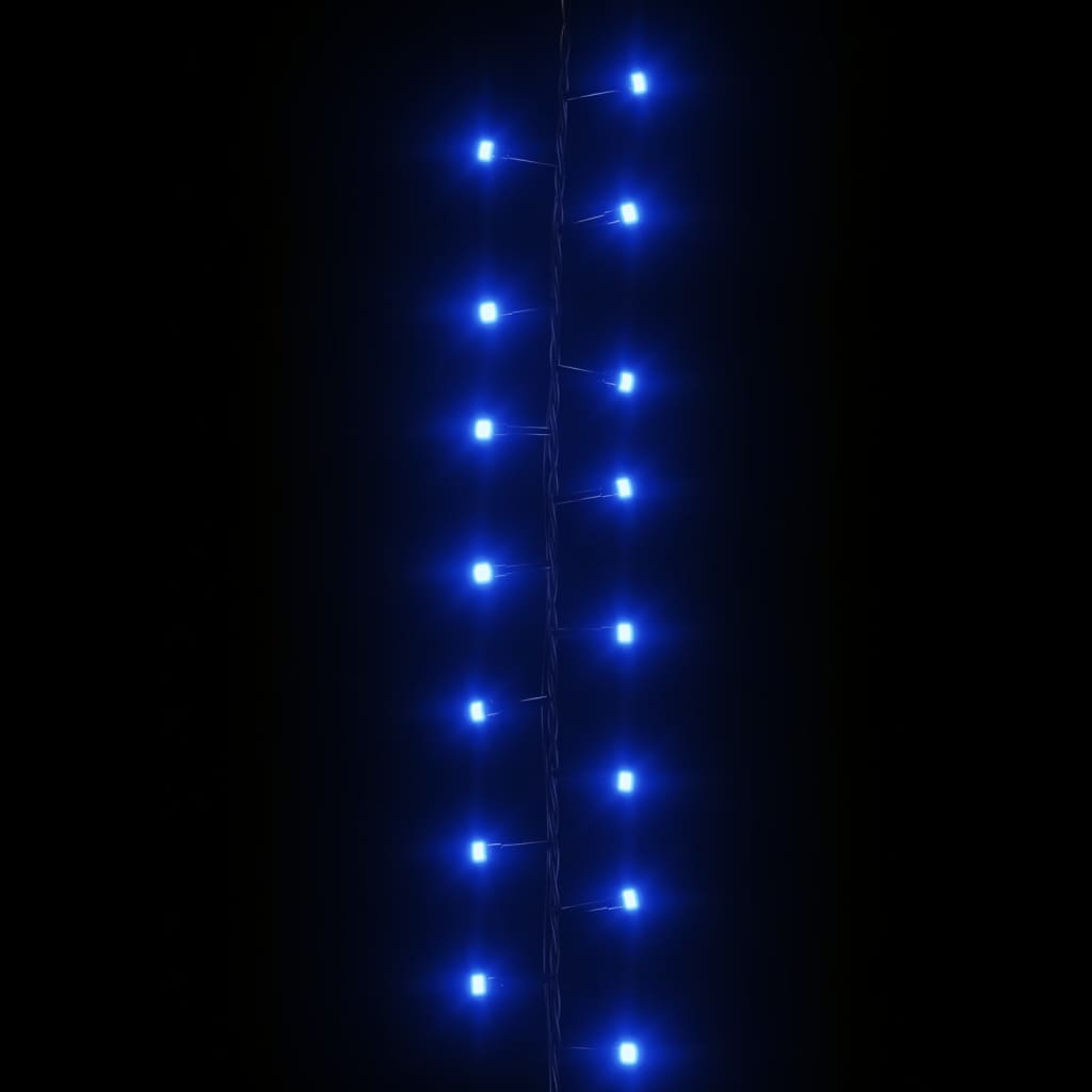 vidaXL Kompaktná LED reťaz, 400 diód, modrá 13 m, PVC