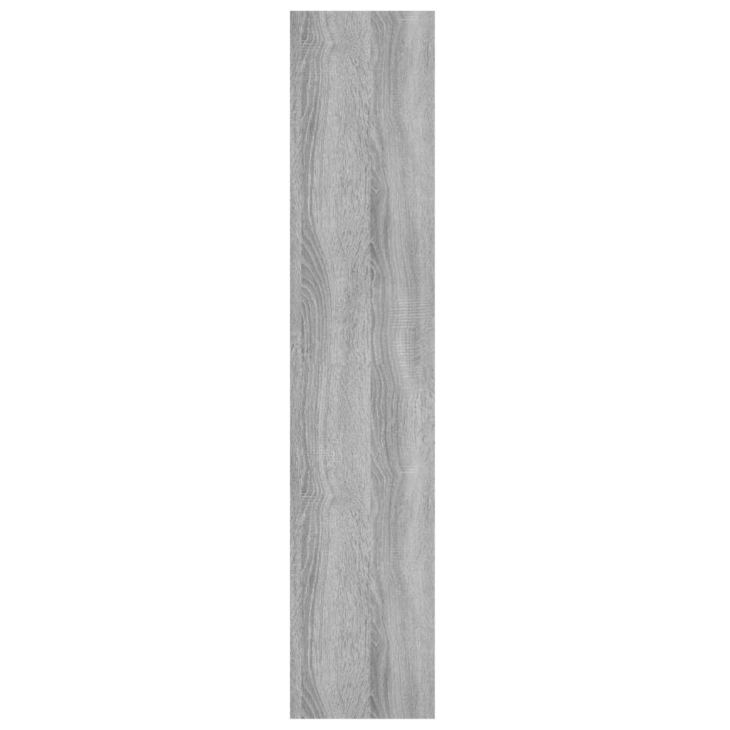 vidaXL Nástenná polica sivá sonoma 90x16x78 spracované drevo