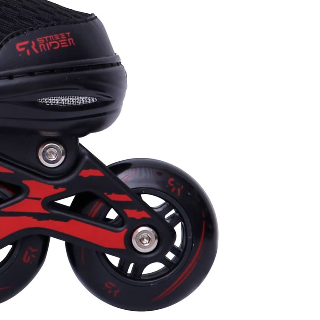 Street Rider Nastaviteľné kolieskové korčule Pro čierne veľkosť 28-32
