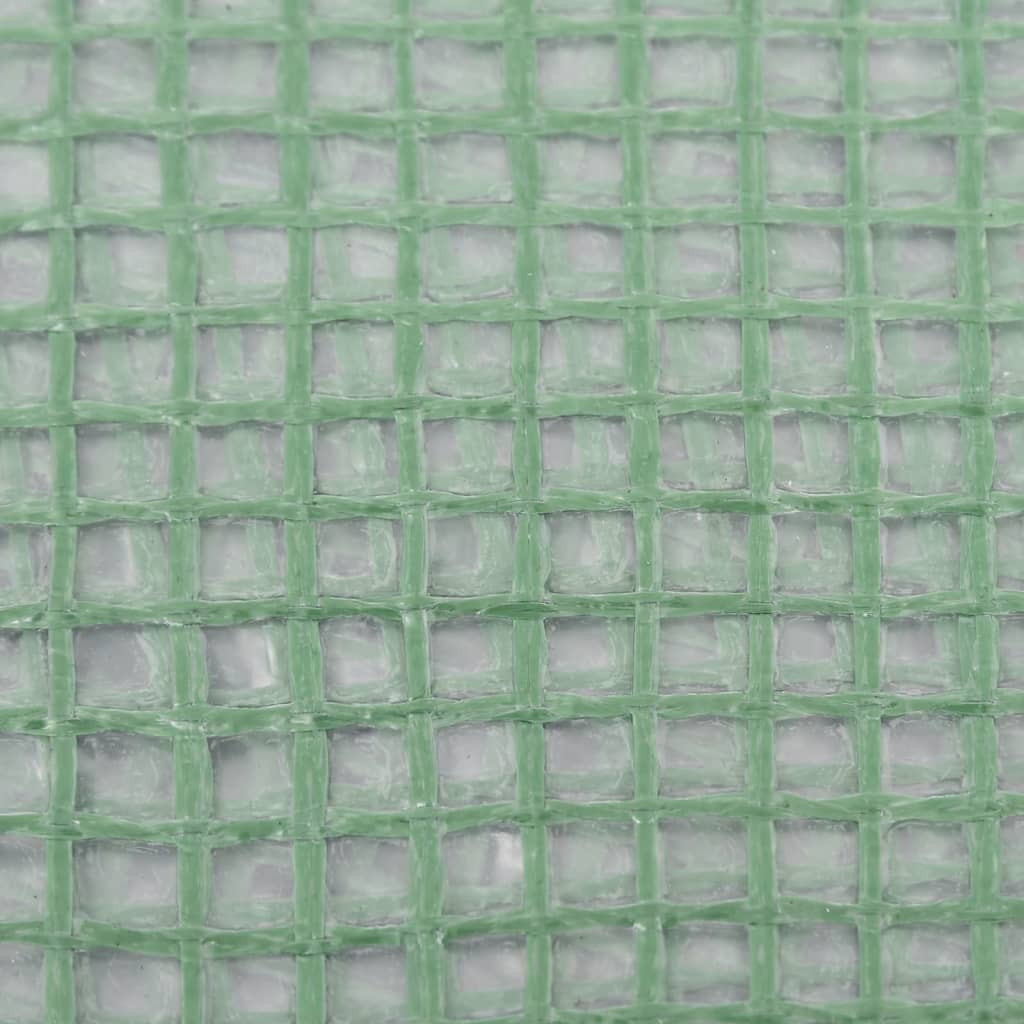 vidaXL Náhradná plachta na skleník (32 m²) 400x800x200 cm, zelená