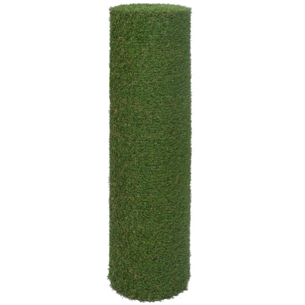 vidaXL Umelý trávnik 1x15 m/20 mm zelený