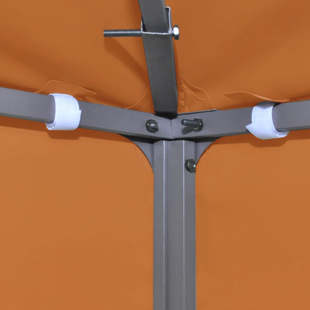 vidaXL Náhradná strieška na altánok 310 g/m², oranžová 3x4 m