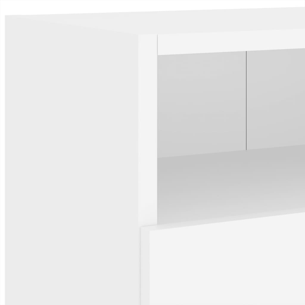 vidaXL TV nástenná skrinka biela 100x30x30 cm kompozitné drevo