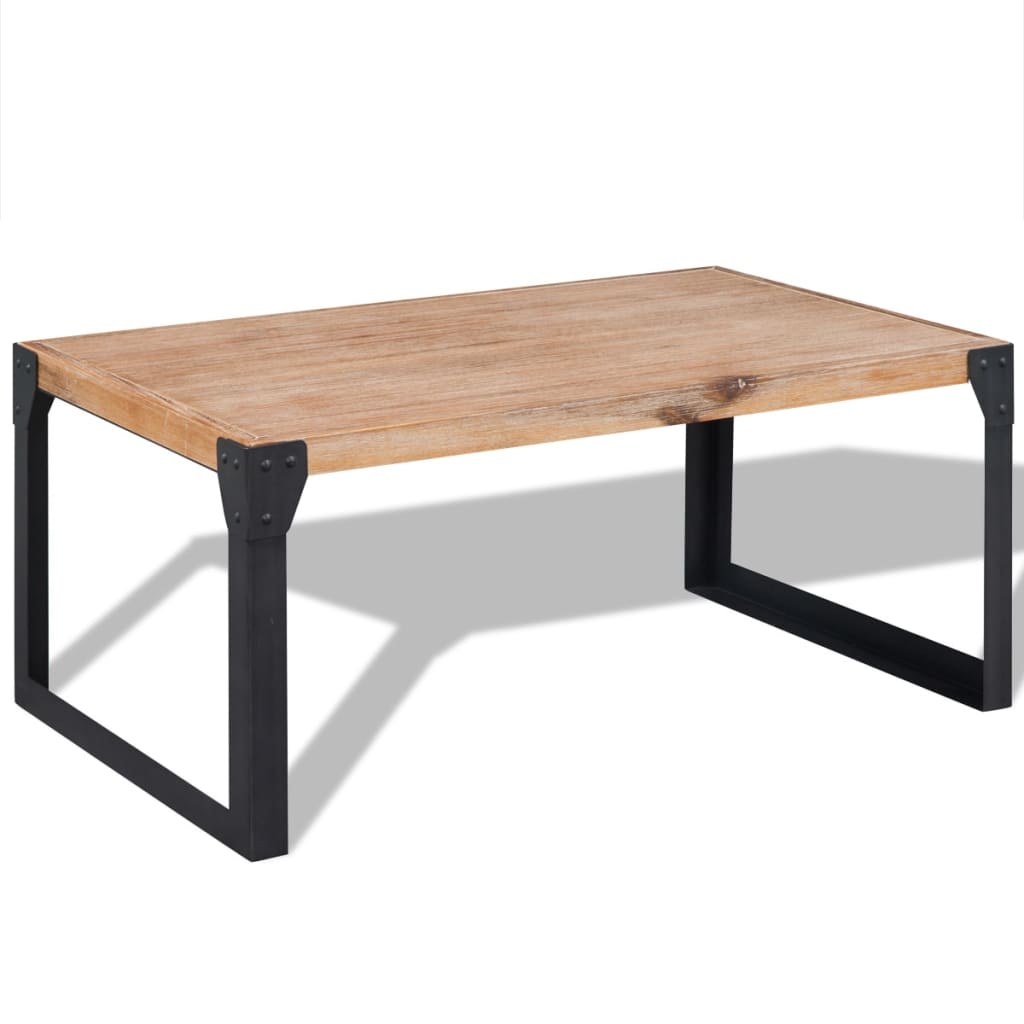 vidaXL Konferenčný stolík z masívneho akáciového dreva, 100x60x45 cm