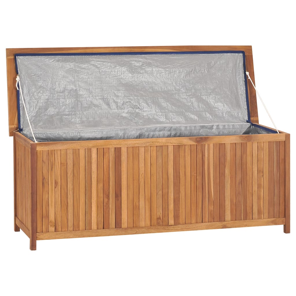 vidaXL Záhradný úložný box 150x50x58 cm masívne teakové drevo