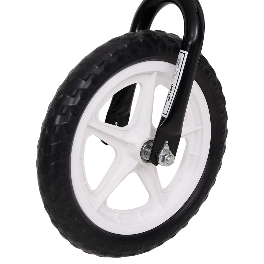 vidaXL Balančné odrážadlo 9,5-palcové kolesá čierne