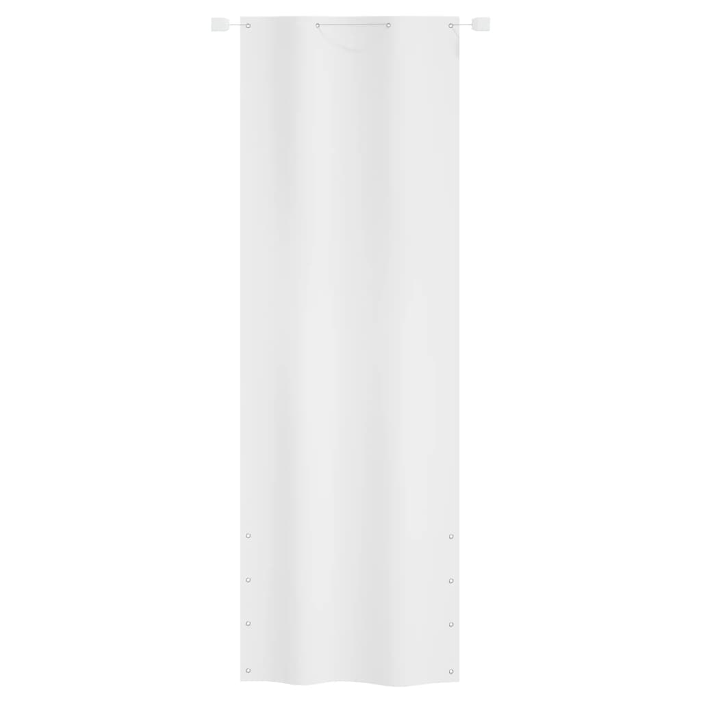 vidaXL Balkónová markíza biela 90x240 cm oxfordská látka